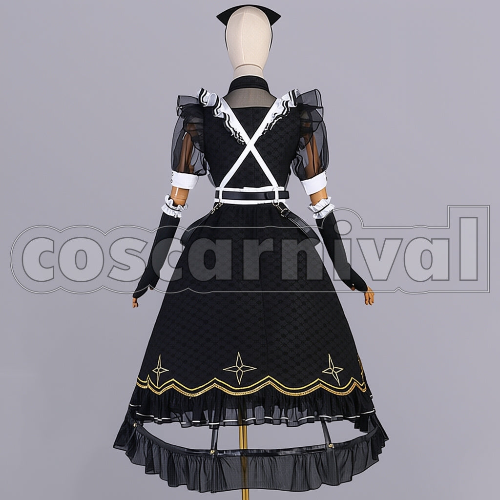 NIJISANJI VTuber Hoshimachi Suisei Battle Maid Outfit Cosplay Costume