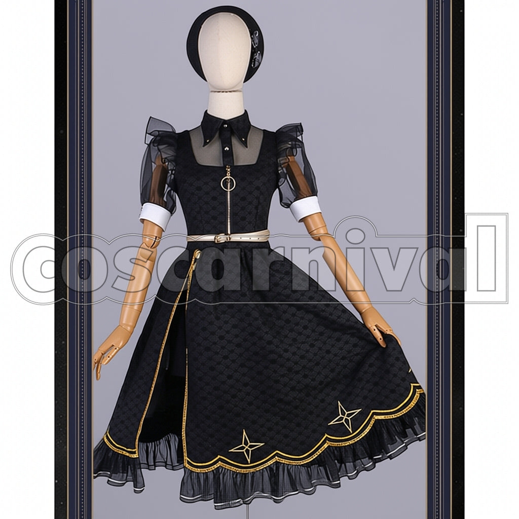 NIJISANJI VTuber Hoshimachi Suisei Battle Maid Outfit Cosplay Costume