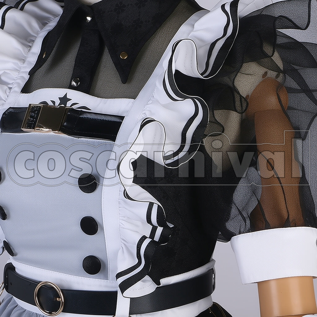 NIJISANJI VTuber Hoshimachi Suisei Battle Maid Outfit Cosplay Costume