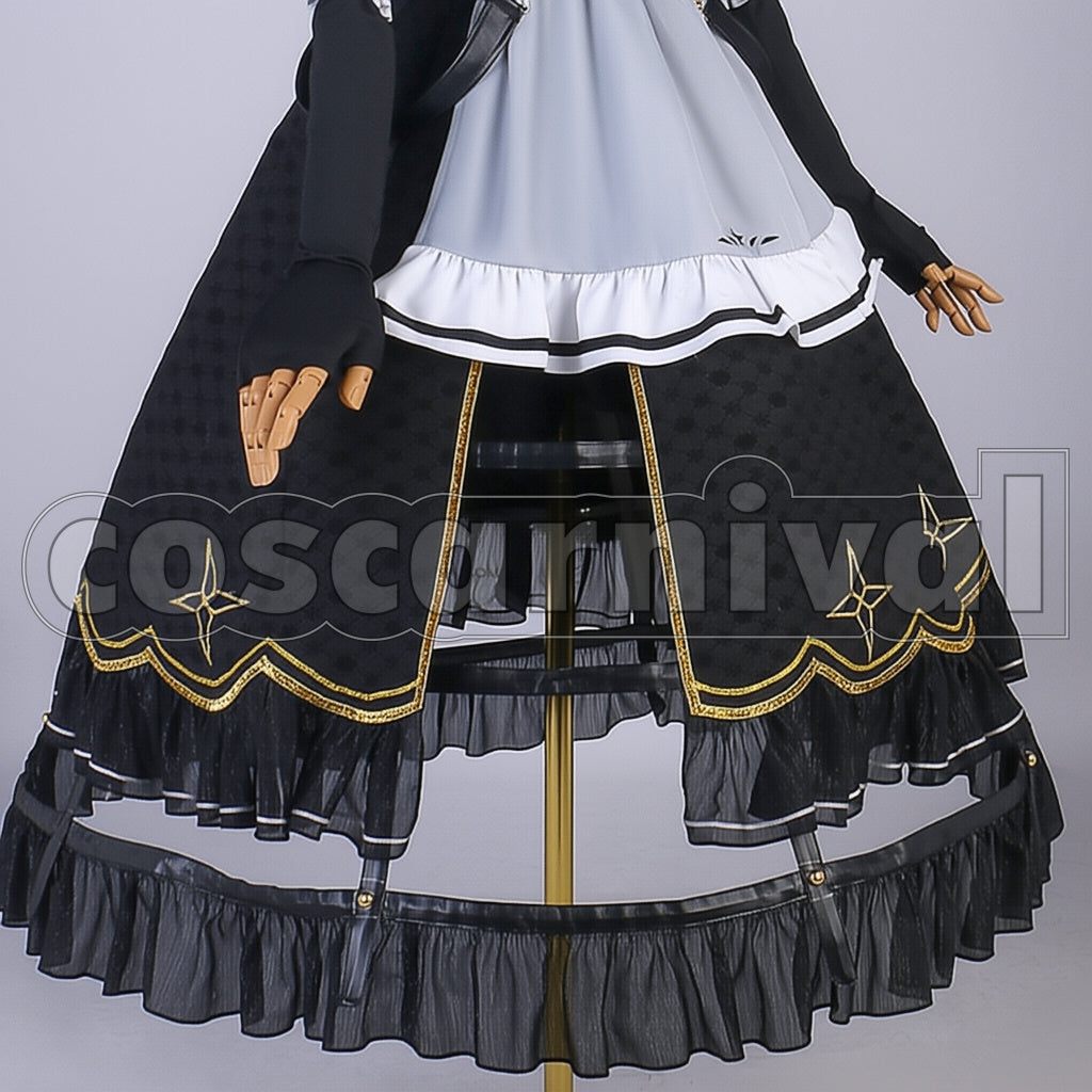 NIJISANJI VTuber Hoshimachi Suisei Battle Maid Outfit Cosplay Costume