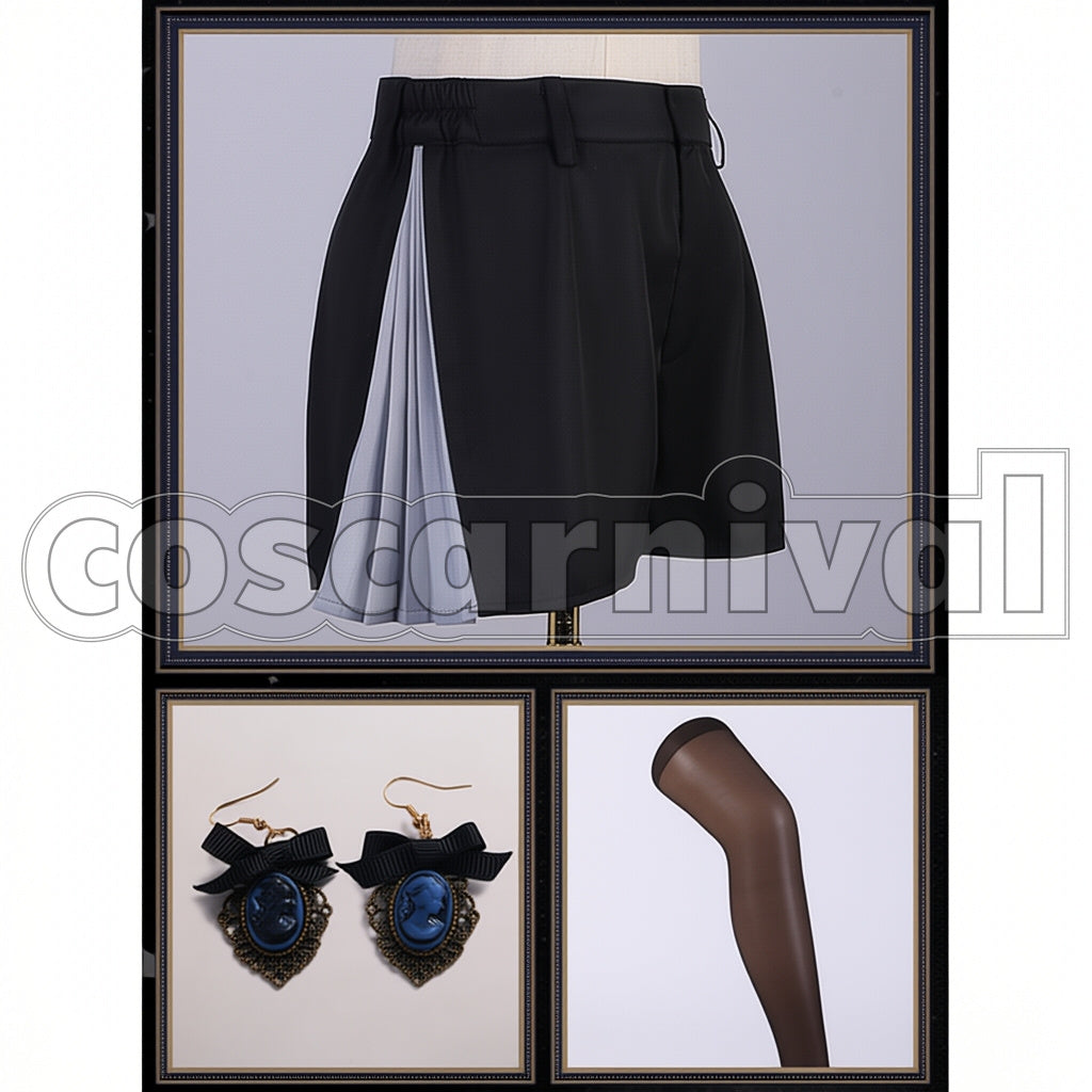 NIJISANJI VTuber Hoshimachi Suisei Battle Maid Outfit Cosplay Costume