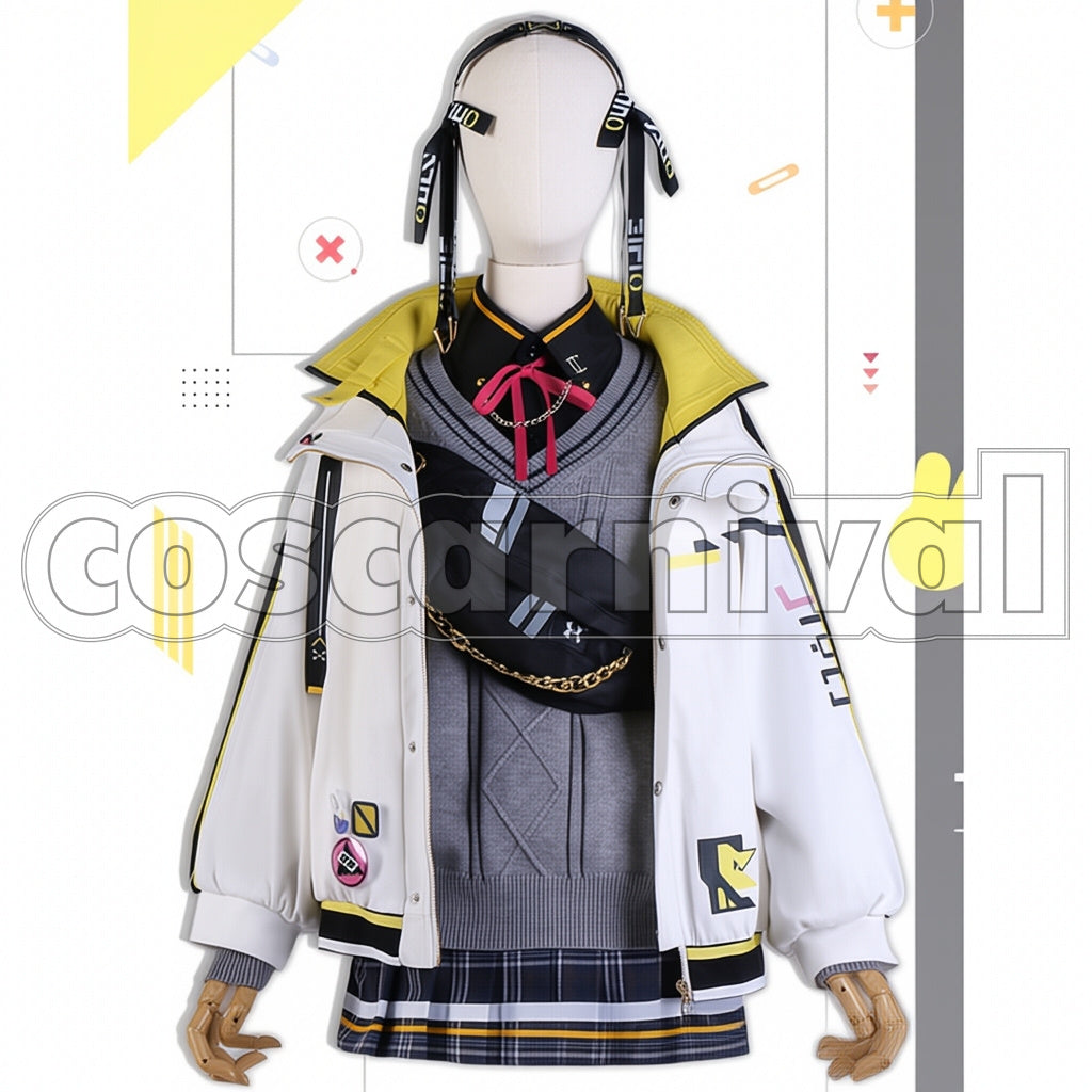 NIJISANJI Virtual VTuber Zaion LanZa(Zaion) Outfit Cosplay Costume
