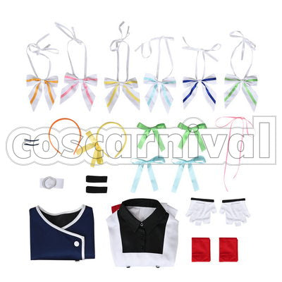 Love Live! Go!!Restart Six Members Insert Song School Uniform Cosplay Costume