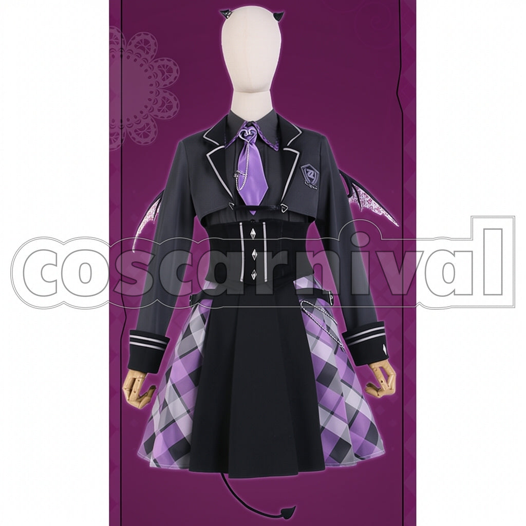 NIJISANJI VTuber Tokoyami Towa School Uniform Cosplay Costume