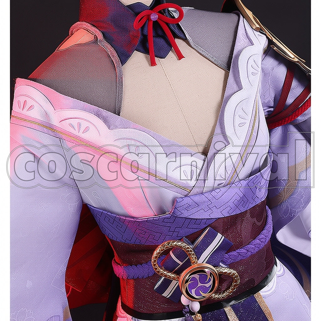 Genshin Impact Raiden Shogun Cosplay Costume