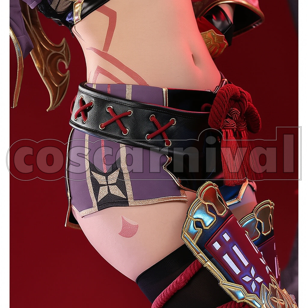 Genshin Impact Kuki Shinobu Cosplay Costume