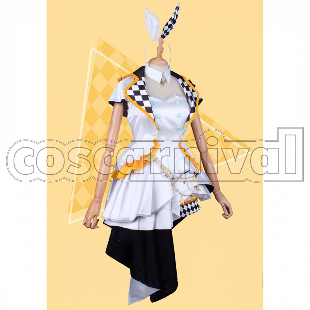 HATSUNE MIKU: COLORFUL STAGE! MOREMORE JUMP Kagamine Rin Cosplay Costume