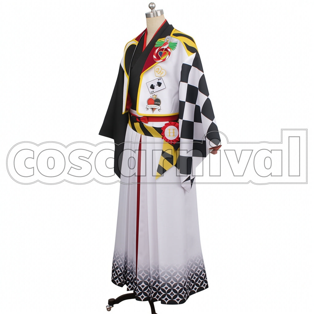 Disney Twisted-Wonderland Outfit New Year Attire Deuce Spade Cosplay Costume