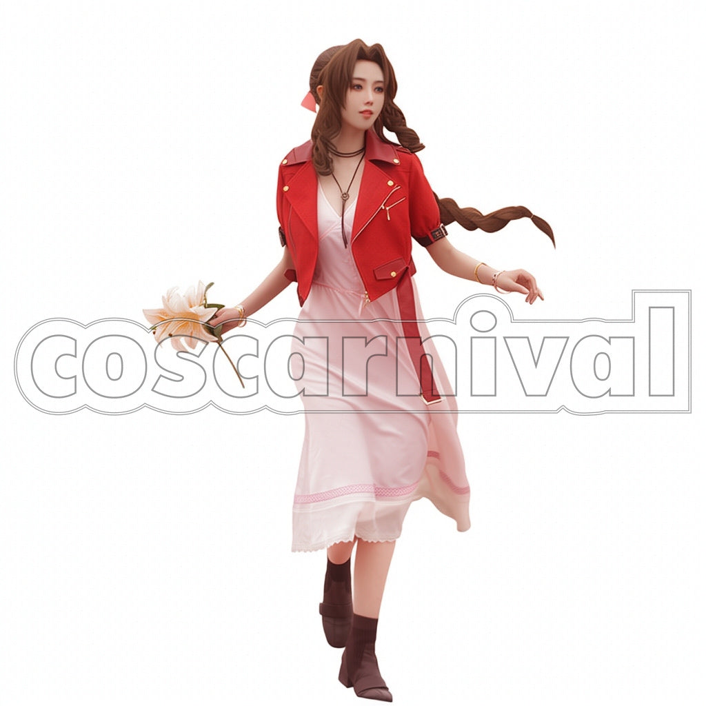 FINAL FANTASY VII REMAKE Aerith Gainsborough Cosplay Costume