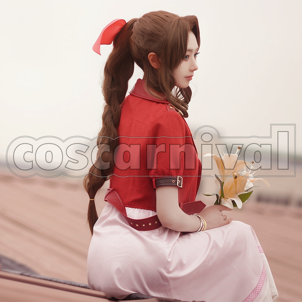 FINAL FANTASY VII REMAKE Aerith Gainsborough Cosplay Costume