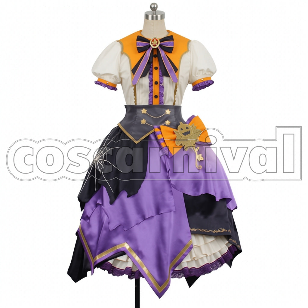 Umamusume: Pretty Derby Rice Shower Make up in Halloween Cosplay Outfit