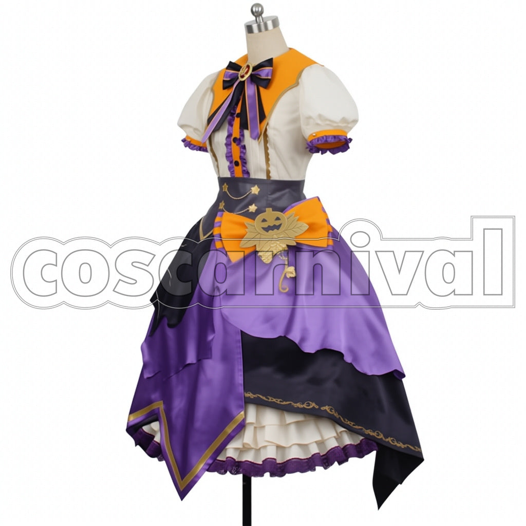 Umamusume: Pretty Derby Rice Shower Make up in Halloween Cosplay Outfit