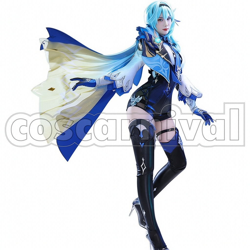 Genshin Impact Eula Lawrence Cosplay Costume