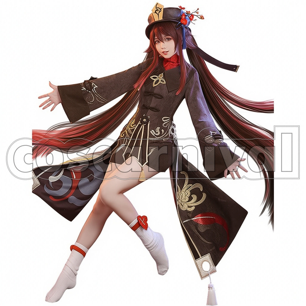 Genshin Impact Hu Tao Cosplay Costume