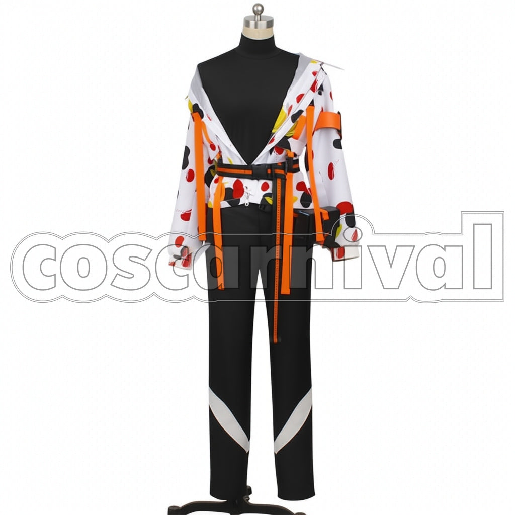 Disney Twisted-Wonderland Outfit Vil Schoenheit Beans Camo Cosplay Costume