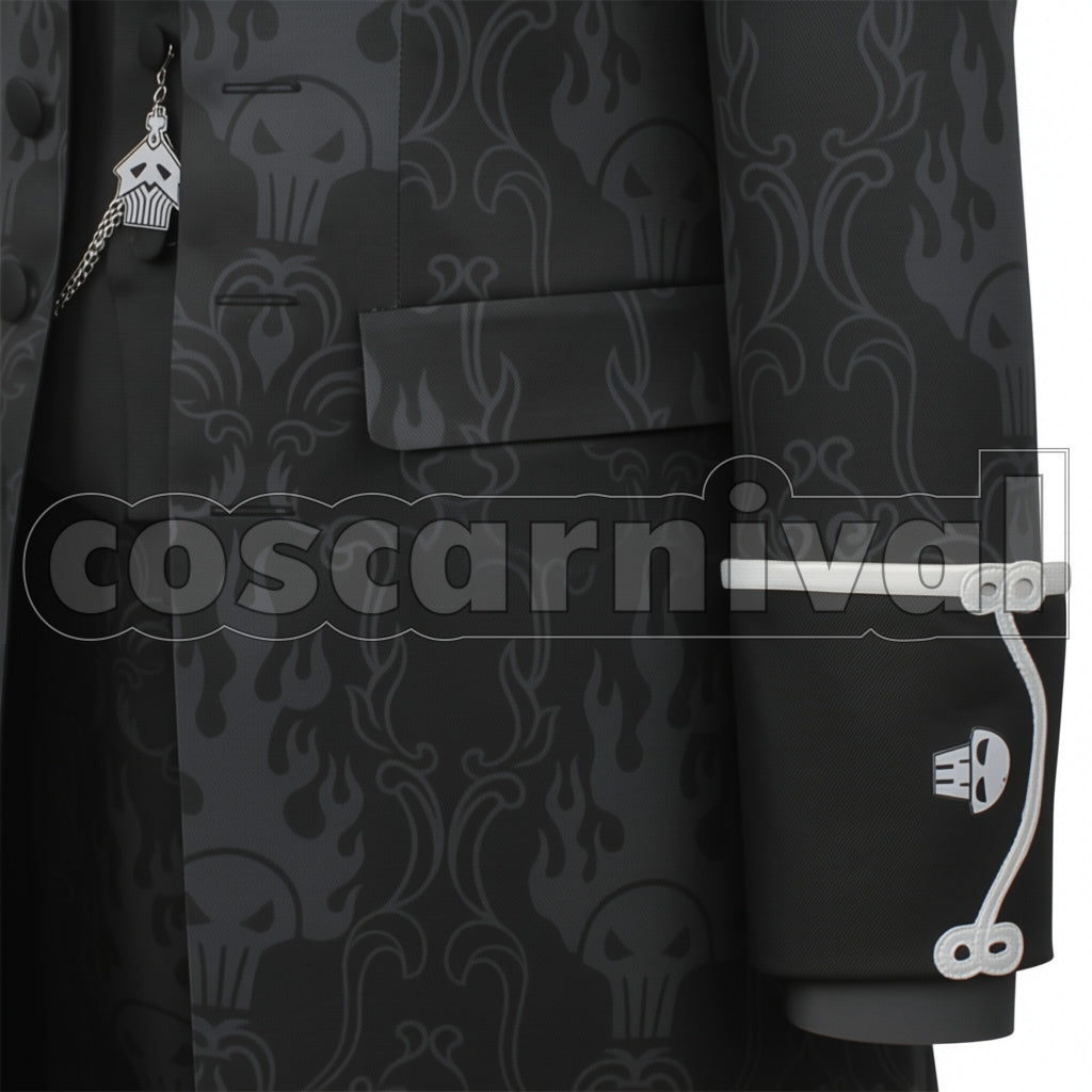 Disney Twisted-Wonderland Outfit Idia Shroud Role-play Groom Cosplay Costume