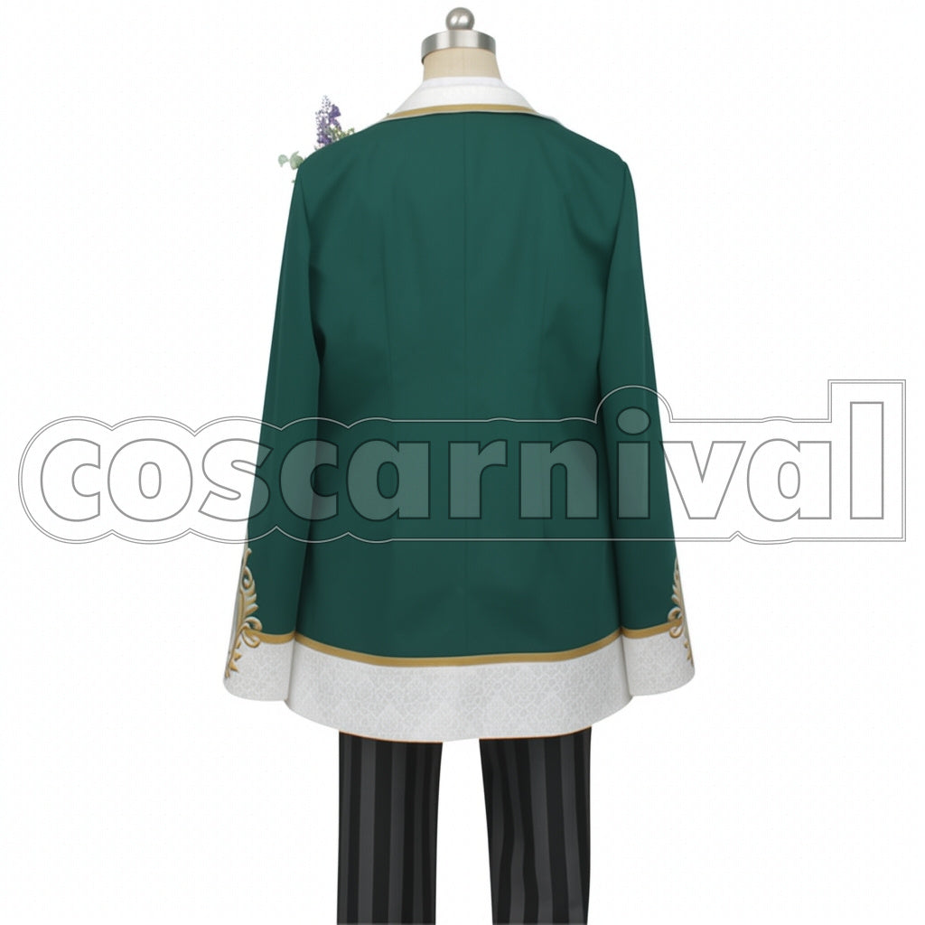 Disney Twisted-Wonderland Outfit Lilia Vanrouge Role-play Groom Cosplay Costume