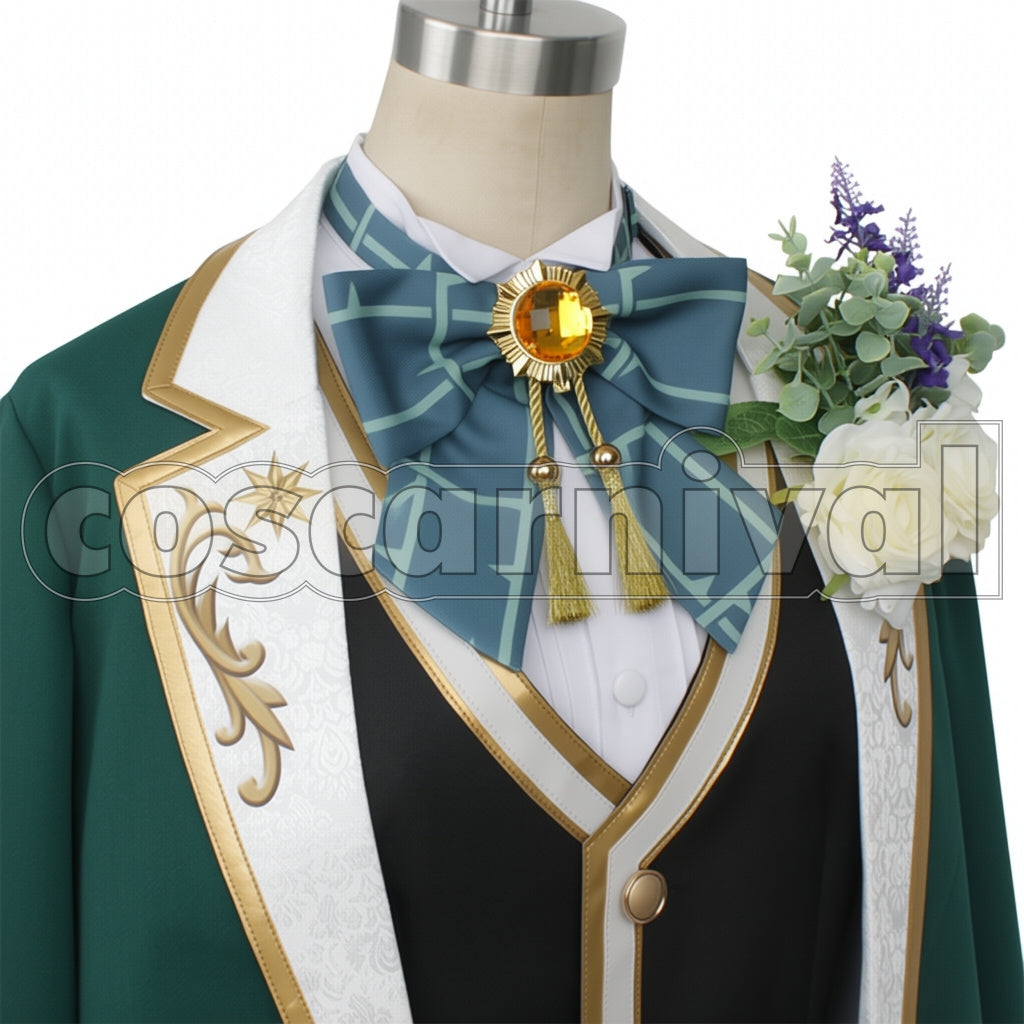 Disney Twisted-Wonderland Outfit Lilia Vanrouge Role-play Groom Cosplay Costume