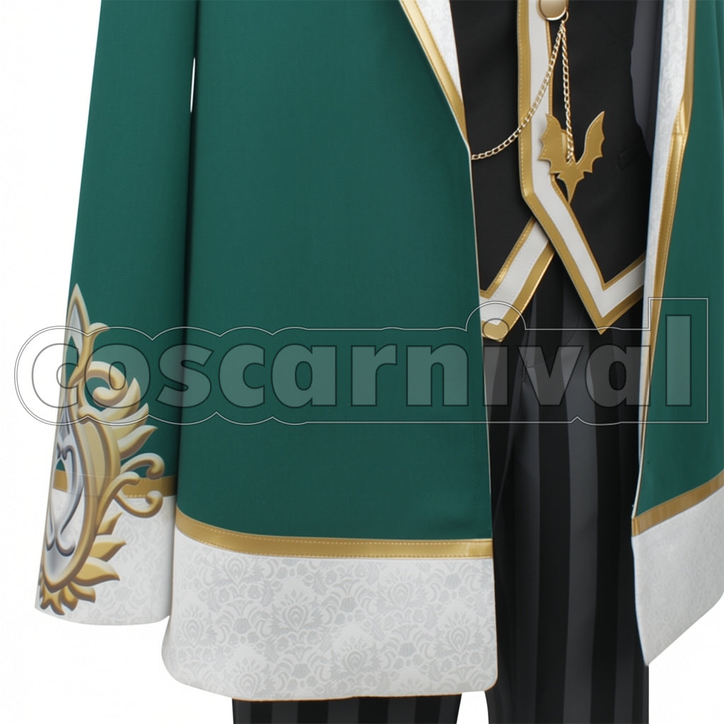 Disney Twisted-Wonderland Outfit Lilia Vanrouge Role-play Groom Cosplay Costume