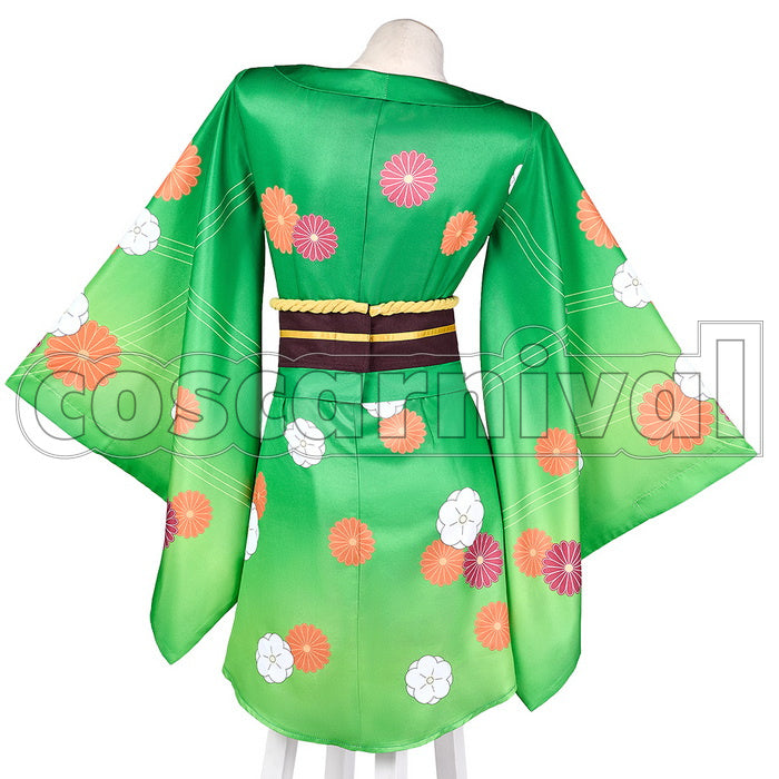 Gushing over Magical Girls AragaKiwi Araga Yukata Cosplay Costume