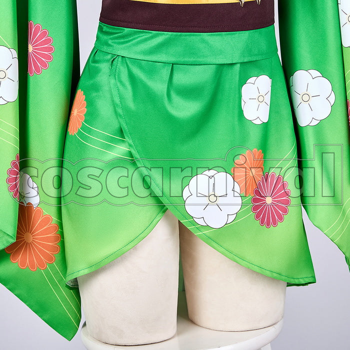 Gushing over Magical Girls AragaKiwi Araga Yukata Cosplay Costume