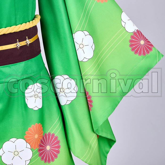 Gushing over Magical Girls AragaKiwi Araga Yukata Cosplay Costume
