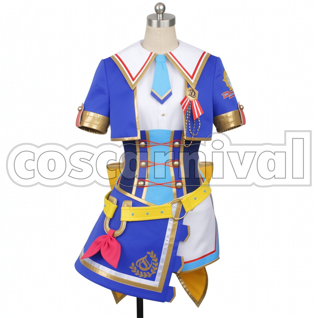 Umamusume: Pretty Derby Tokai Teio 3rd Live Outfit Glorious Azure Cosplay Outfit