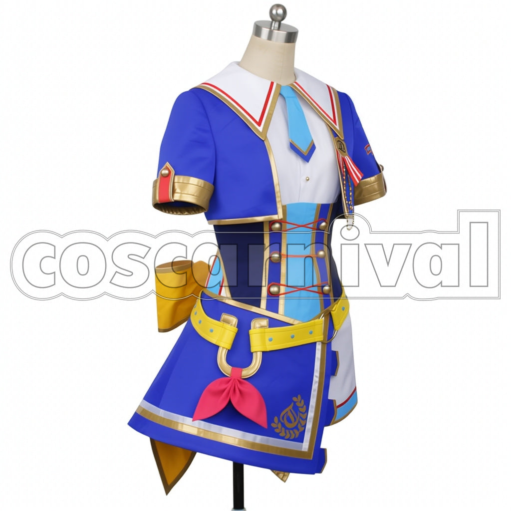 Umamusume: Pretty Derby Tokai Teio 3rd Live Outfit Glorious Azure Cosplay Outfit