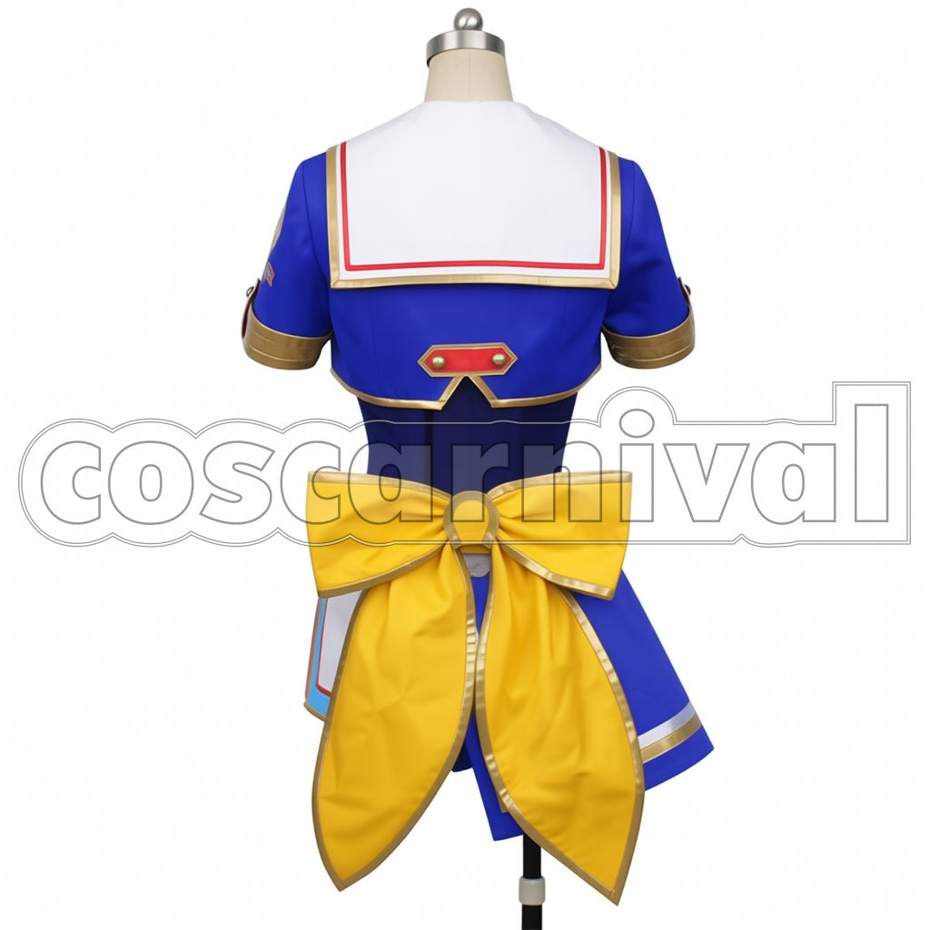 Umamusume: Pretty Derby Tokai Teio 3rd Live Outfit Glorious Azure Cosplay Outfit