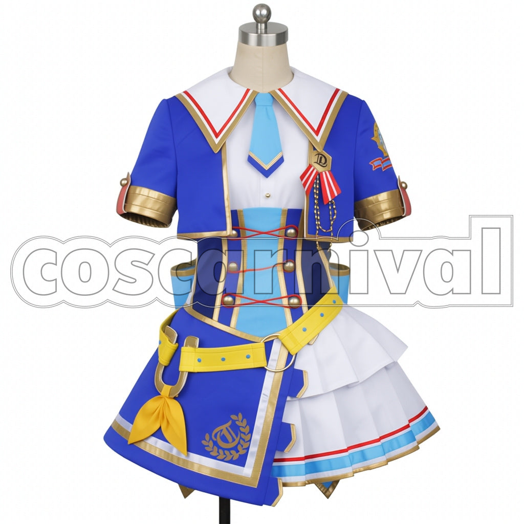 Umamusume: Pretty Derby Special Week 3rd Live Outfit Glorious Azure Cosplay Outfit