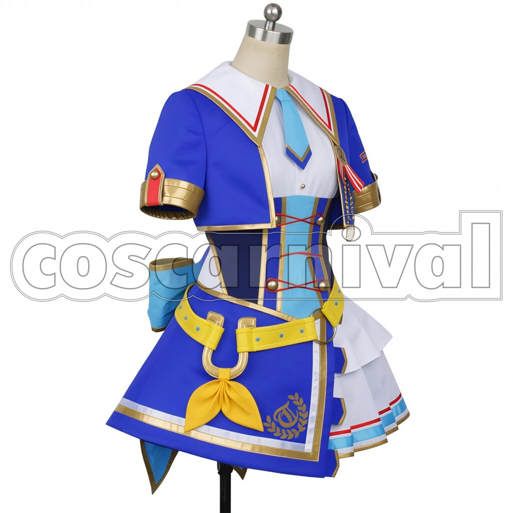 Umamusume: Pretty Derby Special Week 3rd Live Outfit Glorious Azure Cosplay Outfit