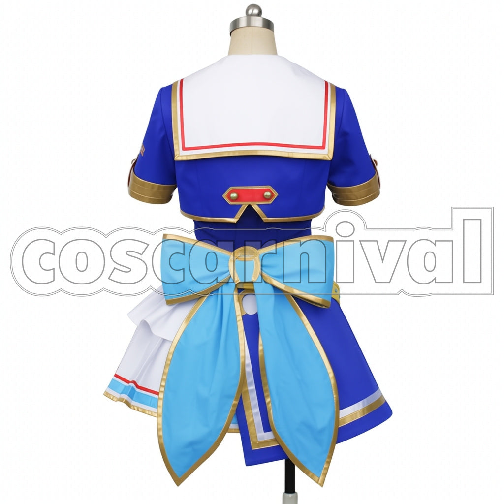 Umamusume: Pretty Derby Special Week 3rd Live Outfit Glorious Azure Cosplay Outfit