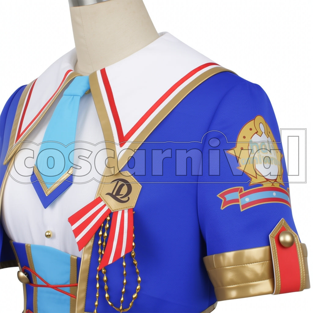 Umamusume: Pretty Derby Special Week 3rd Live Outfit Glorious Azure Cosplay Outfit