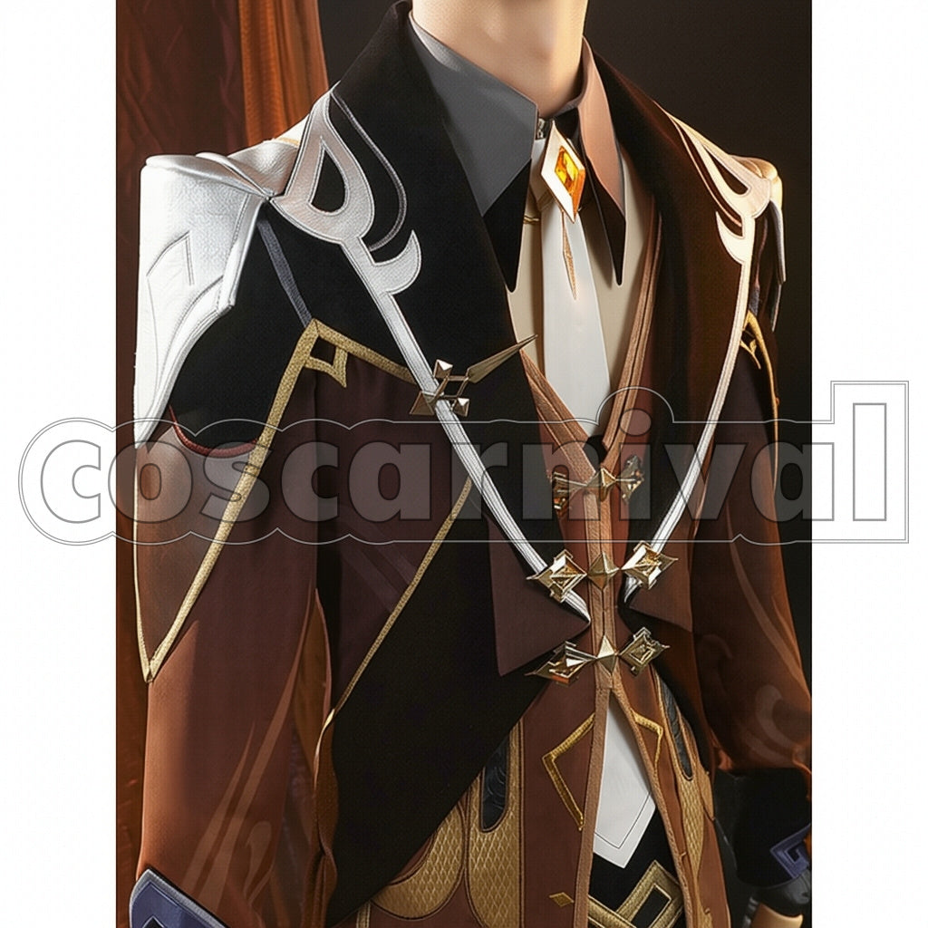 Genshin Impact Zhongli Cosplay Costume