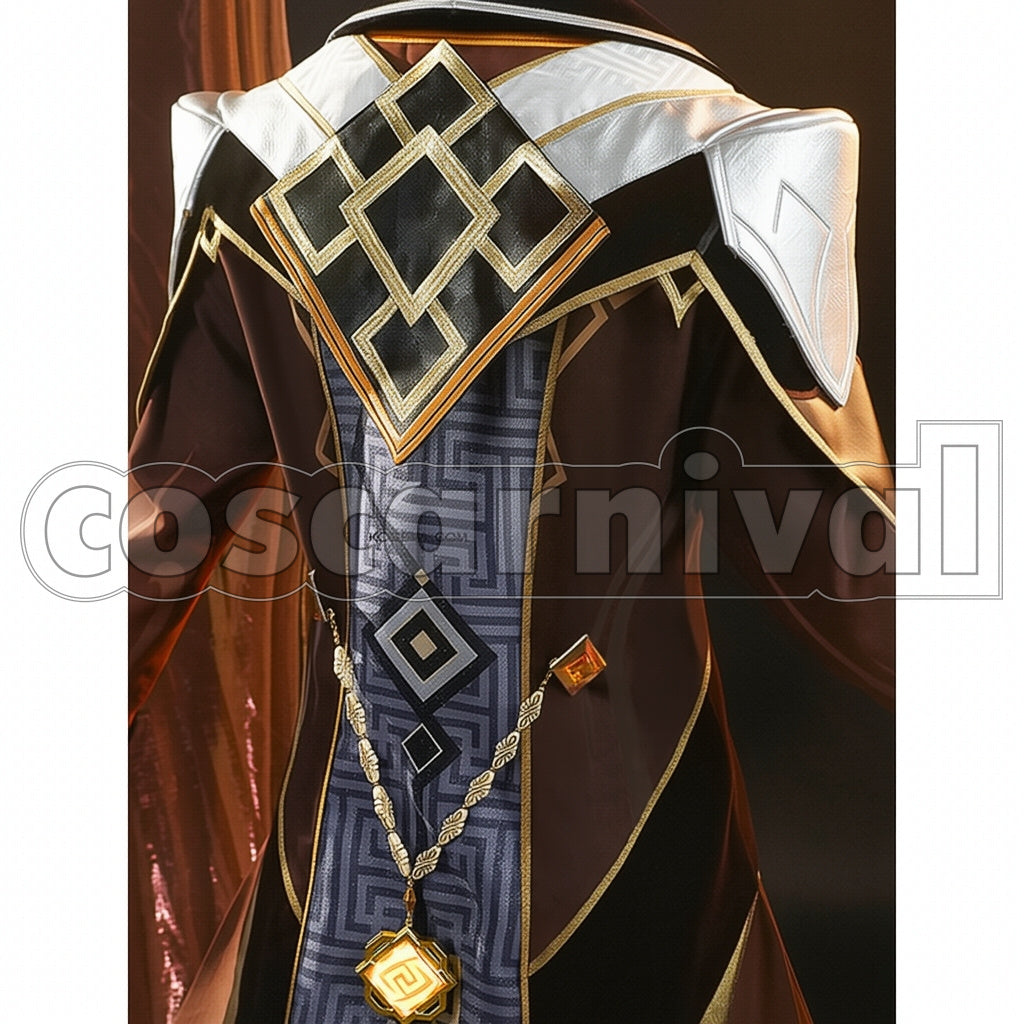 Genshin Impact Zhongli Cosplay Costume