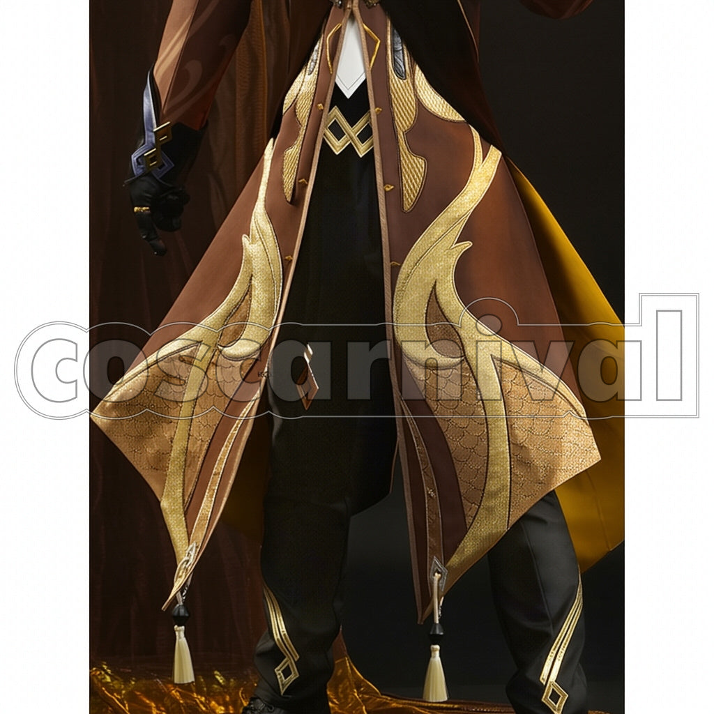 Genshin Impact Zhongli Cosplay Costume
