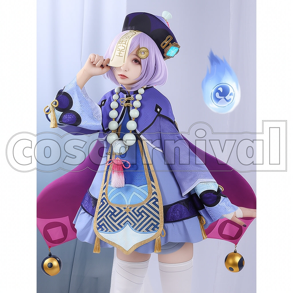 Genshin Impact Qiqi Cosplay Costume