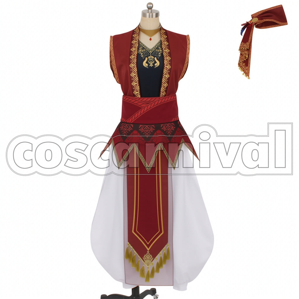 Disney Twisted-Wonderland Kalim Al-Asim Scary Dress Cosplay Costume