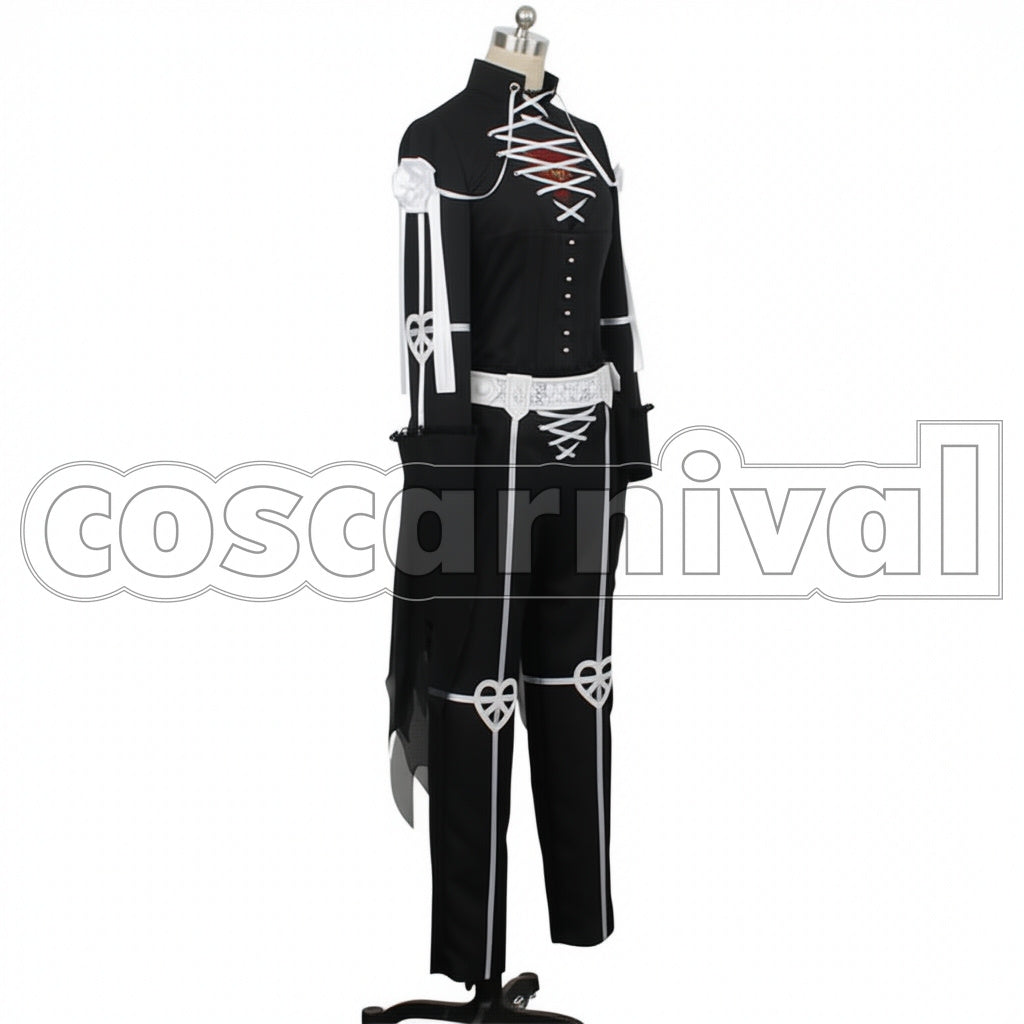 Disney Twisted-Wonderland Heartslabyul Dorm Deuce Spade Scary Dress Cosplay Costume