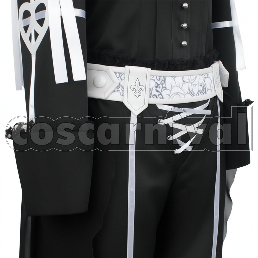 Disney Twisted-Wonderland Heartslabyul Dorm Deuce Spade Scary Dress Cosplay Costume
