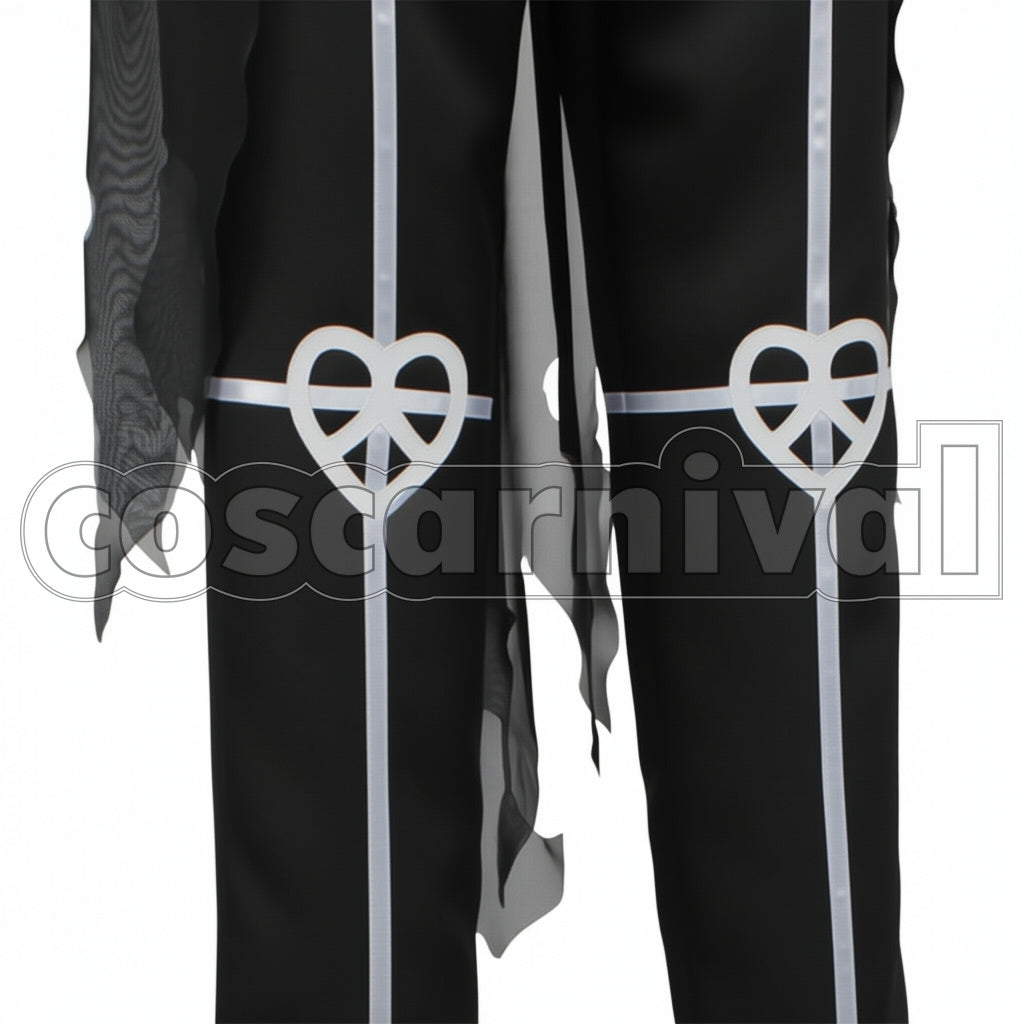 Disney Twisted-Wonderland Heartslabyul Dorm Deuce Spade Scary Dress Cosplay Costume