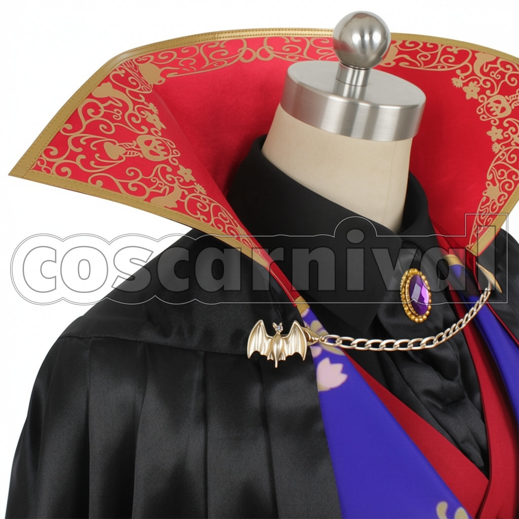 Disney Twisted-Wonderland Vil Schoenheit Scary Dress Cosplay Costume
