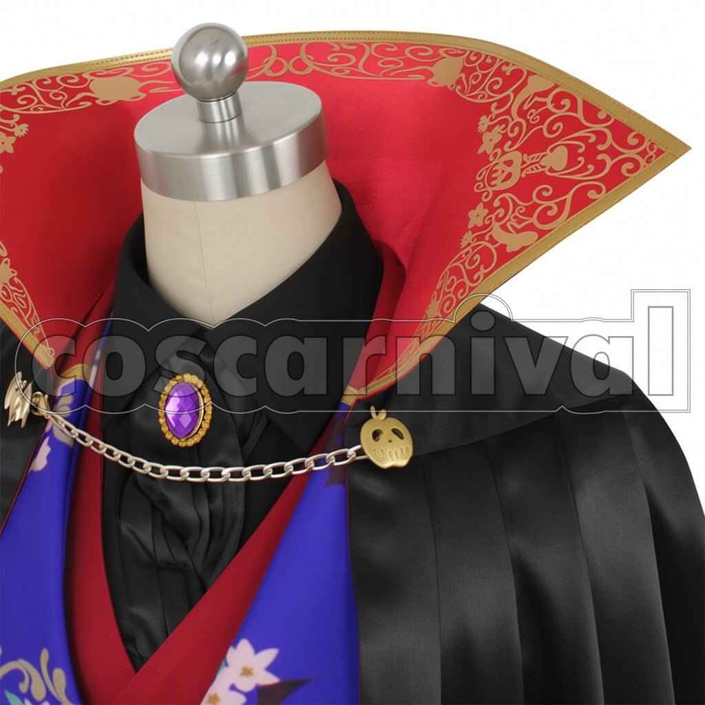 Disney Twisted-Wonderland Vil Schoenheit Scary Dress Cosplay Costume