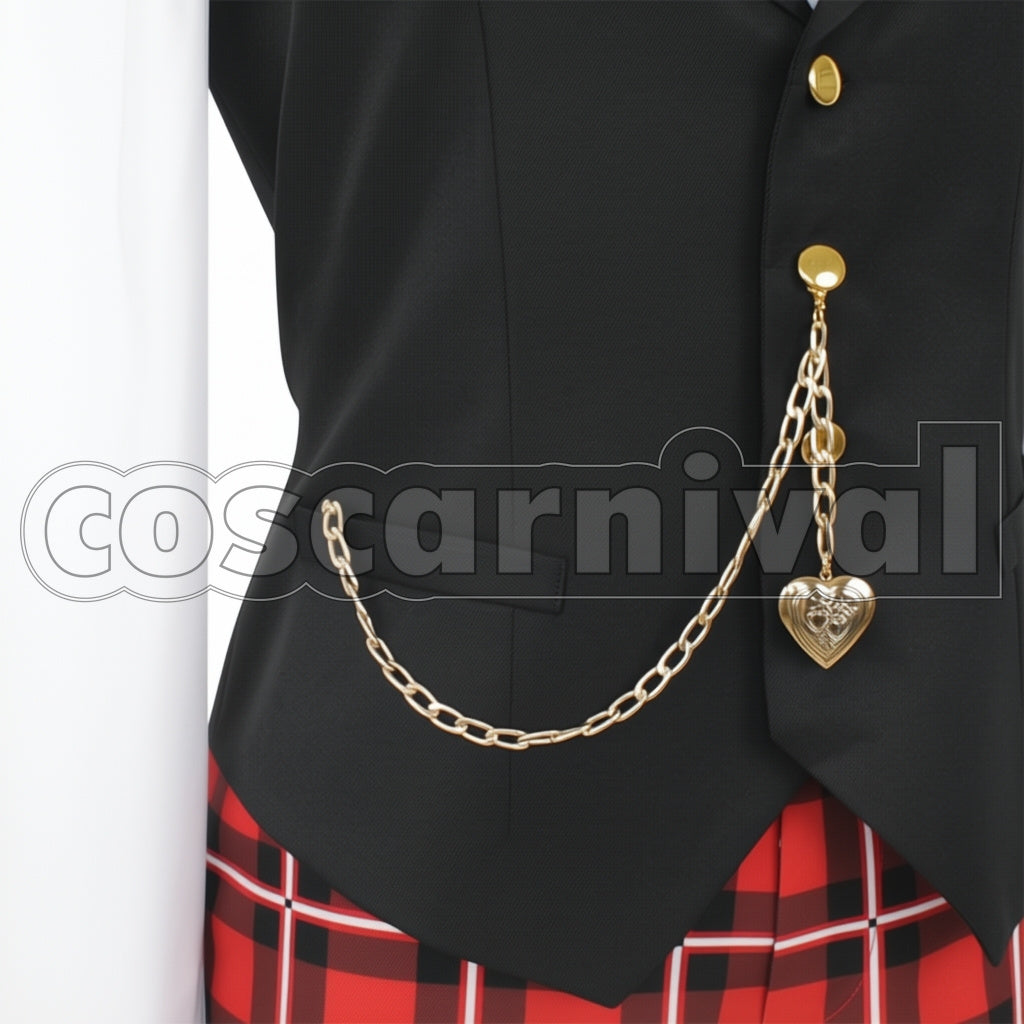 Disney Twisted-Wonderland Role-play Groom Ace Trappola Cosplay Costume