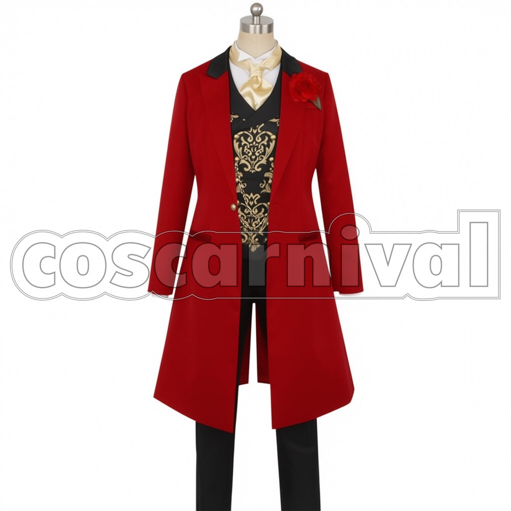 Disney Twisted-Wonderland Role-play Groom Riddle Rosehearts Cosplay Costume