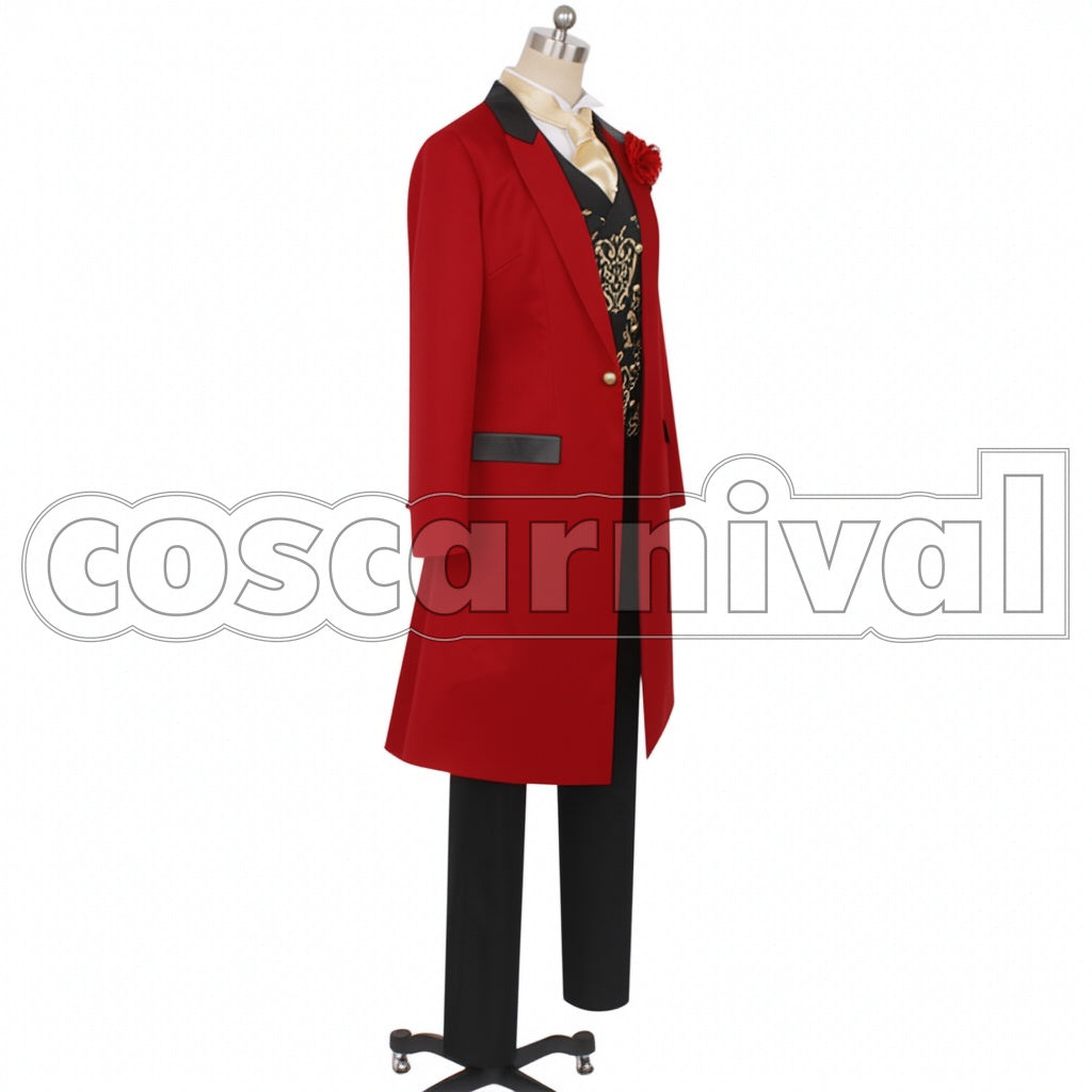 Disney Twisted-Wonderland Role-play Groom Riddle Rosehearts Cosplay Costume