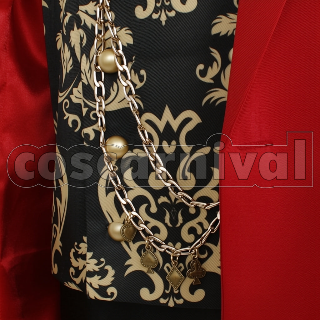 Disney Twisted-Wonderland Role-play Groom Riddle Rosehearts Cosplay Costume