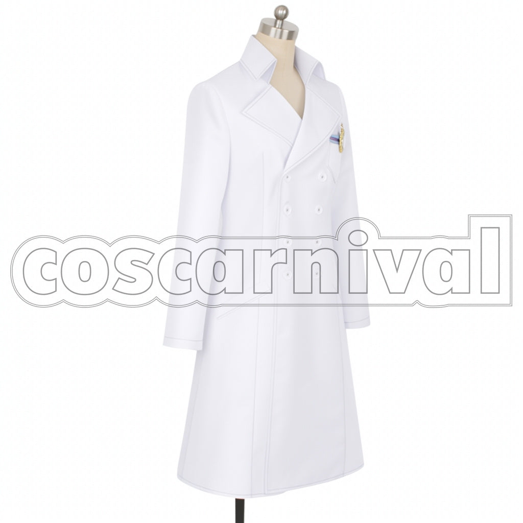 Disney Twisted-Wonderland Labwear Floyd Leech Cosplay Costume