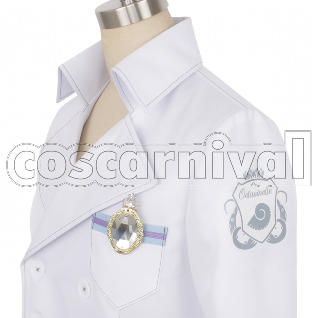 Disney Twisted-Wonderland Labwear Floyd Leech Cosplay Costume