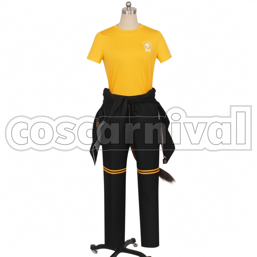 Disney Twisted-Wonderland PE Uniform Savanaclaw Dorm Leona Kingscholar Cosplay Costume
